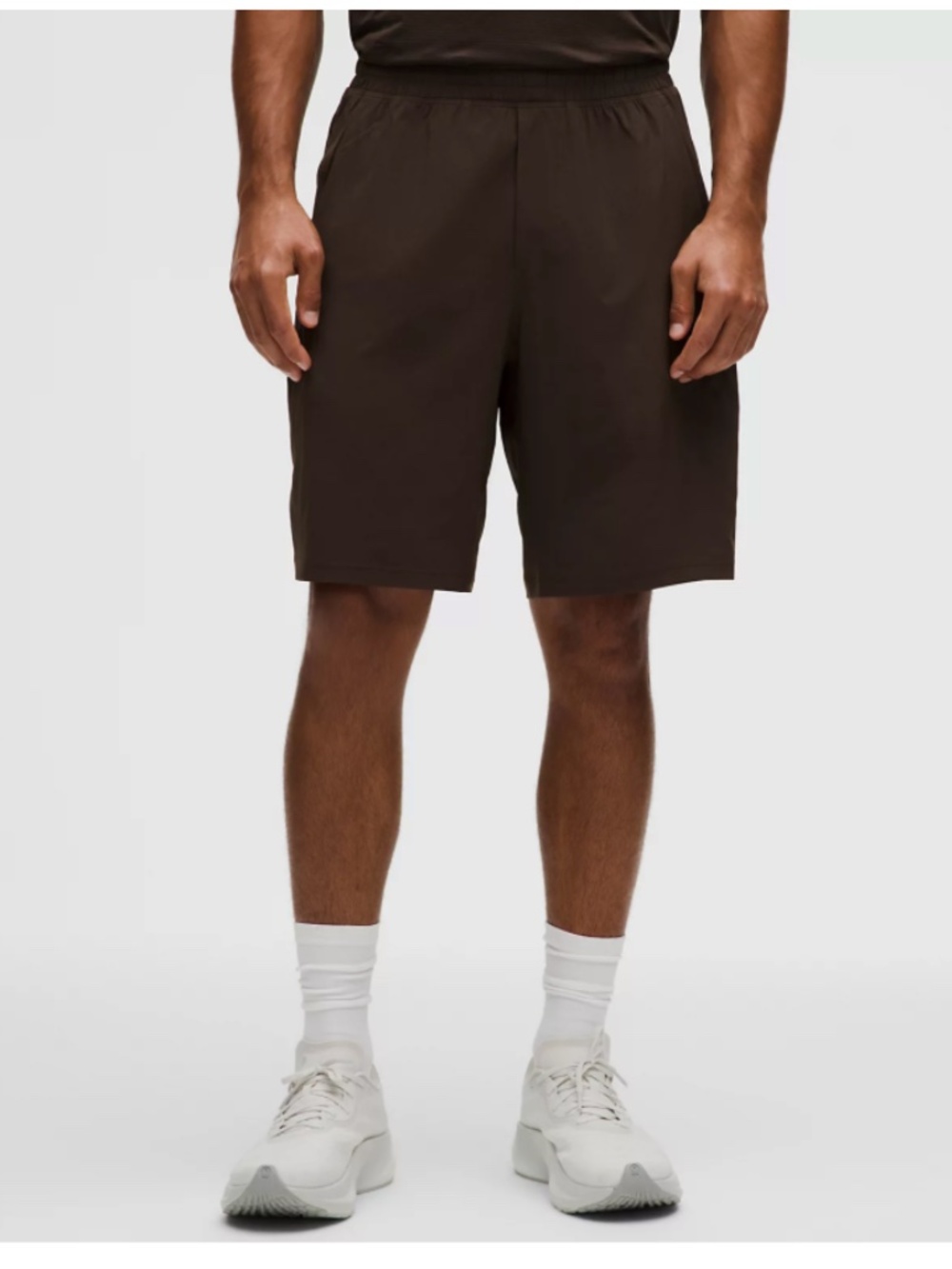 LULULEMON Men's Pace Breaker Lined Short 9 Brown Size XL